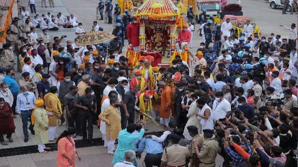 રથયાત્રા નિમિત્તે ગોઠવાયો ચુસ્ત પોલિસ બંદોબસ્ત