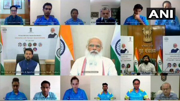 Olympic 2021: વડાપ્રધાન મોદીએ ખેલાડીઓનો ઉત્સાહ વધાર્યો