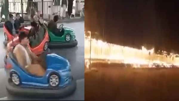 તાલિબાનોના આતંકવાદીઓએ કાબુલના અમ્યુઝમેન્ટ પાર્કમાં મસ્તી કર્યા બાદ લગાવી દીધી આગ, જુઓ વીડિયો