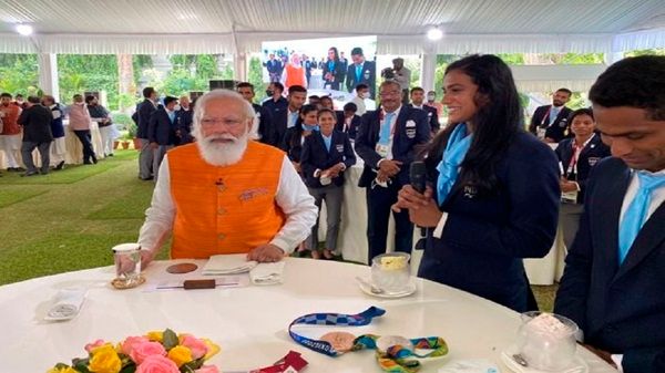 વડાપ્રધાન મોદીએ પૂરુ કર્યું પીવી સિંધુને આપેલુ વચન