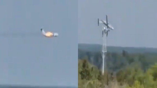 વિમાનમાં લાગી આગ