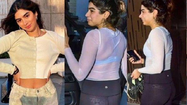 ખુશીએ ટ્રાન્સપરન્ટ કપડાં પહેર્યા 