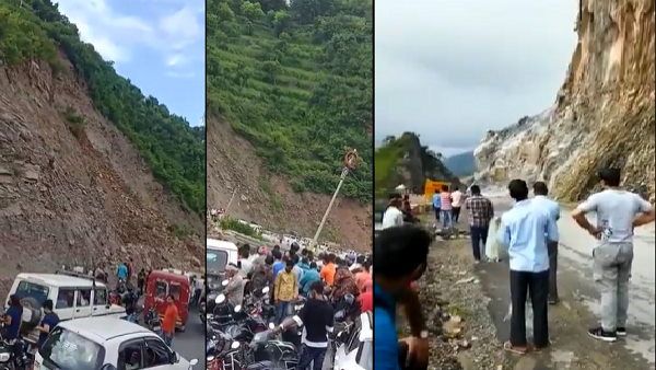 ચંદીગઢ-મનાલી હાઇવે પર ભૂસ્ખલન, વાહનવ્યવહાર ઠપ્પ