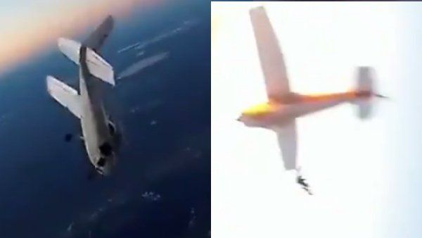 સાથે ઉડી રહ્યાં હતા વિમાન સાથે ઉડી રહ્યાં હતા વિમાન