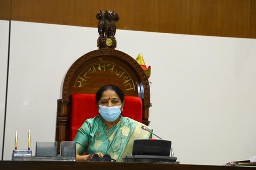 ગુજરાત વિધાનસભાના પ્રથમ મહિલા અધ્યક્ષ બન્યા નીમાબહેન આચાર્ય