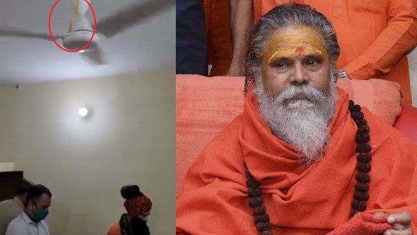 જમીન પર પડ્યો હતો મહંત નરેન્દ્ર ગિરીનો મૃતદેહ, સુસાઇડ પછીનો વીડિયો આવ્યો સામે