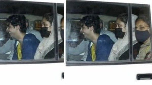 NCBની ગાડીમાં હસતો દેખાયો આર્યન ખાન, લોકોએ કર્યો ગુસ્સો - 'ધરપકડ બાદ પણ શરમ નથી'