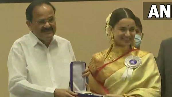 ઉપરાષ્ટ્રપતિએ આપ્યા નેશનલ ફિલ્મ અવૉર્ડ, કંગનાને બેસ્ટ એક્ટ્રેસ, રજનીકાંતને દાદા સાહેબ ફાળકે અવૉર્ડ