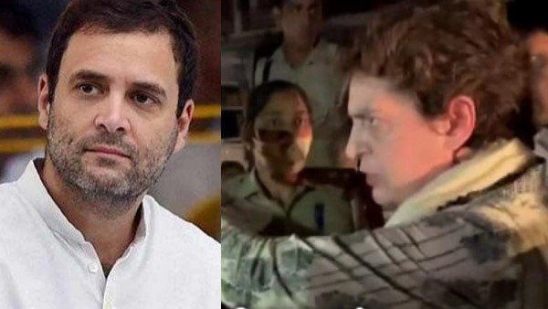પ્રિયંકા ગાંધી વાડ્રાની અટકાયતનો વિરોધ પ્રિયંકા ગાંધી વાડ્રાની અટકાયતનો વિરોધ