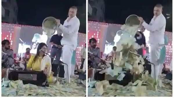 અમદાવાદના ડાયરામાં લોકગાયિકા પર રૂપિયાનો વરસાદ, જુઓ Video