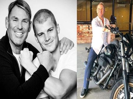 Shane Warne bike Accident : ક્રિકેટર શેન વોર્નને નડ્યો બાઇક અકસ્માત, પુત્ર પણ હતો સાથે