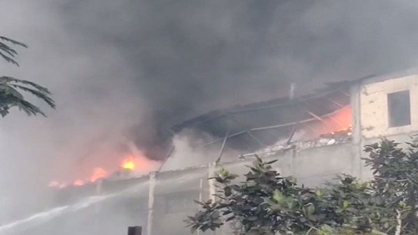 સુરત: પાંડેસરાની GIDCમાં આવેલી રાણીસતી મિલમાં લાગી ભિષણ આગ, બે કીમી દુરથી દેખાઇ આગ