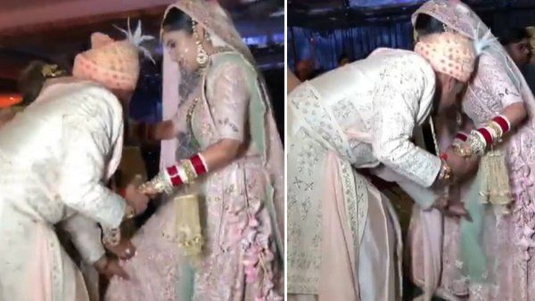 સ્ટેજ પર દુલ્હન સાથે ઘટી ઘટના, વરરાજાએ એવુ કર્યુ કે બધાના દિલ જીતી લીધા!