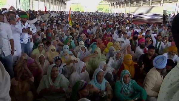 હરિયાણા-દિલ્લી બૉર્ડર પર બેઠેલા હજારો ખેડૂતોની ઉજવણી, વહેંચી રહ્યા છે લાડુ, પ્રદર્શનકારી બોલ્યા - કેસ પાછા લો
