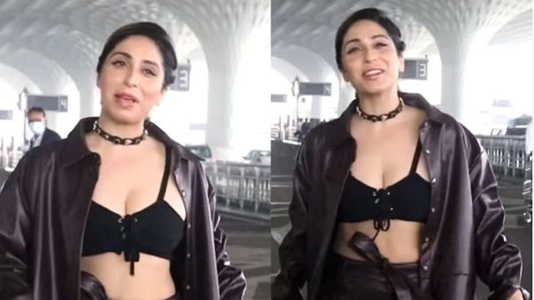 નેહા ભસીન એરપોર્ટ પર જેકેટ ખોલી બ્રા ફ્લોન્ટ કરતી જોવા મળી, વીડિયો જોઈને યુઝર્સ ભડક્યા!