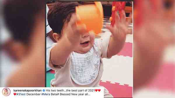 Pic Of The Day: કરીના કપૂરે શેર કરી 2021ની બેસ્ટ તસવીર, પુત્ર જેહના પહેલા દાંતની તસવીર