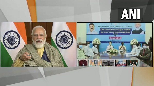 તમિલનાડુમાં પીએમ મોદીએ 11 નવી કોલેજોનું કર્યું ઉદ્ઘાટન, તમિલનાડુમાં મેડિકલ કોલેજની સંખ્યા 80 થઇ