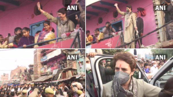 નોઇડા: પ્રિયંકા ગાંધીએ કોંગ્રેસ ઉમેદવાર માટે ઘરે-ઘરે જઇને માંગ્યા વોટ, વિરોધીઓ પર કર્યો હુમલો