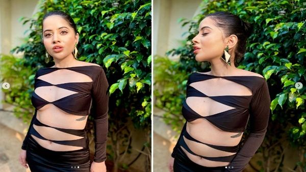 લોકો થયા કન્ફ્યુઝ ક્યા ડ્રેસ અને ક્યા કટ, ઉર્ફી જાવેદનો હોટ સેક્સી લૂક