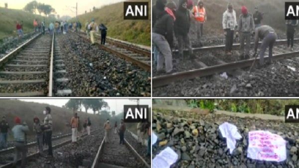 નક્સલીઓએ ઝારખંડમાં ઉડાવ્યો રેલવે ટ્રેક, ઘણી ટ્રેનોએ બદલ્યા રૂટ