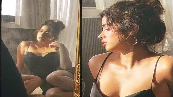 સ્પેગેટી સ્ટ્રેપ્સ ડ્રેસમાં જ્હાનવી કપૂરે ફ્લૉન્ટ કર્યુ બોલ્ડ ફિગર, જુઓ સિઝલિંગ અવતાર