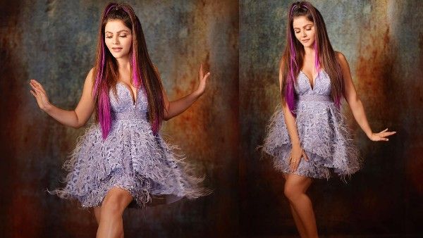 રુબીના દિલૈકને બોલ્ડનેસનો ખુમાર ચડ્યો, ડીપ નેક ડ્રેસમાં પોઝ આપ્યા!