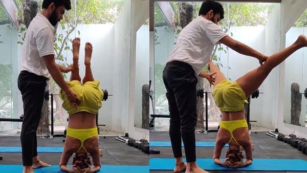જિમ ટ્રેનર સાથે મલાઈકા અરોરાનો વીડિયો