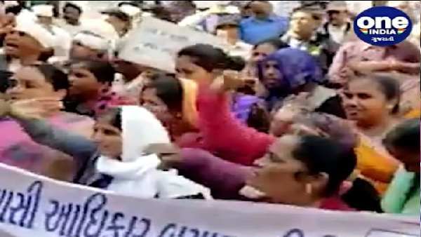 ગુજરાત આદિવાસી સત્યાગ્રહ આંદોલનના પગલે ગાંધીનગરમાં ચુસ્ત પોલિસ બંદોબસ્ત