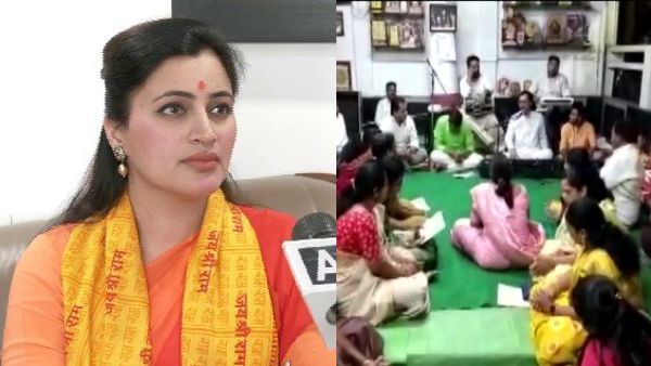 નવનીત રાણાની પુત્રીએ કર્યા હનુમાન ચાલીસાનો પાઠ, કહ્યું- ભગવાન મારા મમ્મી - પપ્પા જલ્દી રિહા થાય