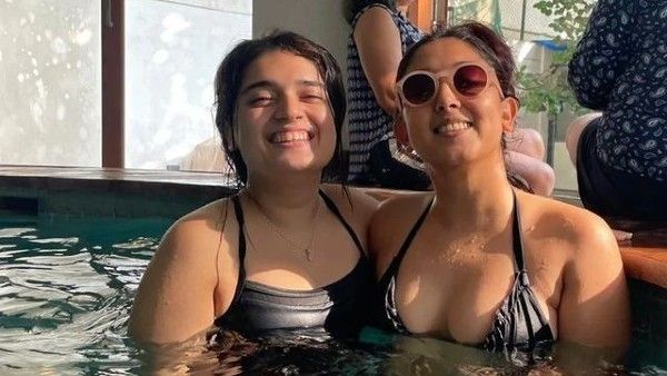 હોટ અંદાજમાં બિકીનીમાં પૂલમાં ઉતરી ઈરા ખાન, પૂલ પાર્ટીના ફોટો વાયરલ!