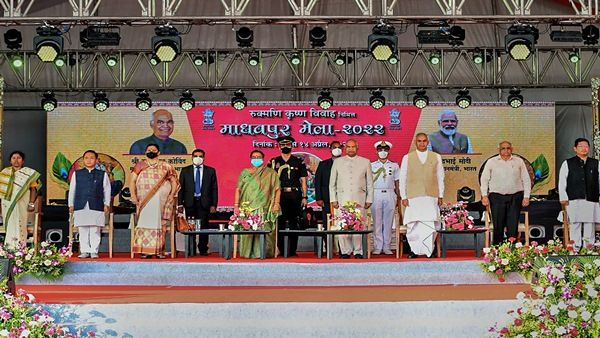 રાષ્ટ્રપતિ રામનાથ કોવિંદ માધવપુર મેળાનું ઉદ્ઘાટન કર્યું