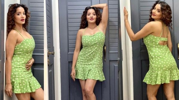 ભોજપુરી એક્ટ્રેસ મોનાલિસાનો શોર્ટ ડ્રેસમાં હોટ અવતાર, કેમેરા સામે બોલ્ડ પોઝ આપ્યા!