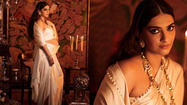 માની સાડી પહેરીને સોનમ કપૂરે કરાવ્યુ મેટરનિટી ફોટોશૂટ, શાનદાર ફોટા થયા વાયરલ!