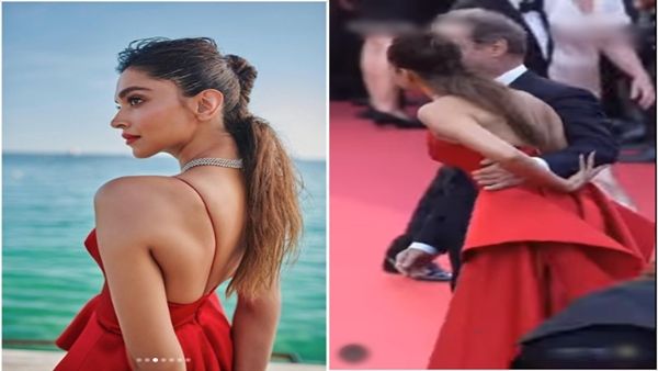 માણસ કિસ કરતો રહ્યો, દિપીકા હાથ હટાવતી રહી, જુઓ વીડિયો