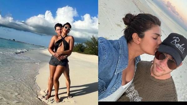 પ્રિયંકા ચોપડા અને નિક જોનસે એન્જૉય કર્યુ બીચ વેકેશન, પતિ સાથે રોમેન્ટીક થઈ અભિનેત્રી, જુઓ Photos