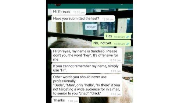 'Hey' કહેવા પર બૉસ થઈ ગયા હર્ટ