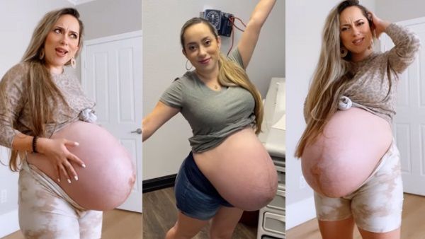 Video: પ્રેગ્નેન્ટ મહિલાનુ એટલુ મોટુ થયુ પેટ, જોઈને ચકરાયુ લોકોનુ માથુ, પૂછ્યુ - કેટલા બાળકો છે આમાં?