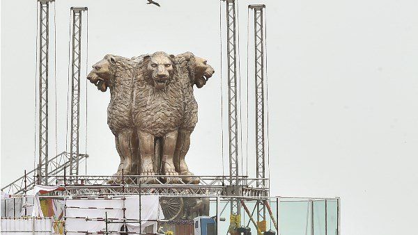 નવા અશોક સ્તંભનું વજન 16,000 કિલો નવા અશોક સ્તંભનું વજન 16,000 કિલો