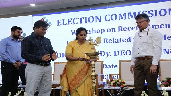 મતદારયાદી સબંધી ચૂંટણી સુધારા અંગે જિલ્લા ચૂંટણી અધિકારીઓને માર્ગદર્શન આપવા માટે વર્કશોપ યોજાયો