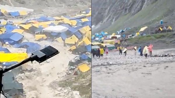 અમરનાથ ગુફા પાસે વાદળ ફાટ્યું, 10 લોકોના મોતની આશંકા!