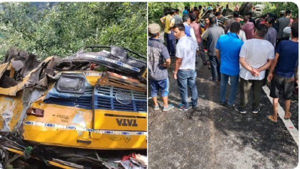 કુલ્લુમાં ખાનગી બસ ખાણમાં પડતા બાળકો સહિત 10 લોકોના મોત