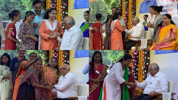 વિવિધ સમાજની બહેનોએ મુખ્યમંત્રીને રાખડી બાંધી પાઠવી રક્ષા બંધનની શુભેચ્છાઓ