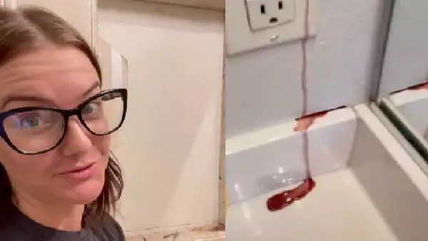 બાથરૂમની દિવાલમાંથી વહી રહ્યું હતું લોહી, તપાસ કરી તો સામે આવ્યું ચોંકાવનારું કારણ