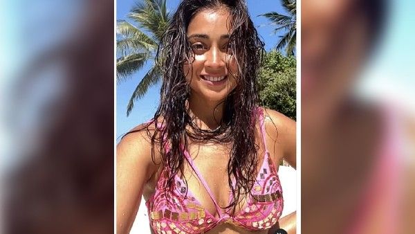 બિકીની પહેરી હોટ એન્ડ ગ્લેમરસ ફિગરને ફ્લોન્ટ કરતી જોવા મળી શ્રિયા સરન, ફોટો વાયરલ!