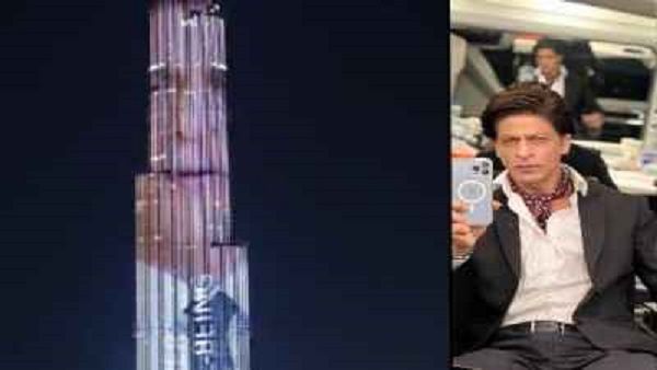 બુર્જ ખલીફા પર છવાયા શાહરૂખ ખાન, સોશિયલ મીડિયા પર તસવીરો વાયરલ
