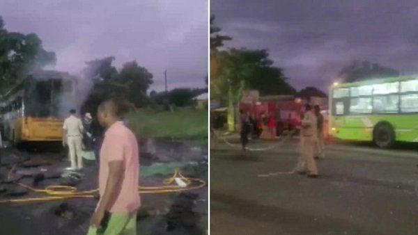 નાસિકમાં મુસાફરો ભરેલી બસમાં લાગી આગ, 8ના મોત, 32 ઘાયલ