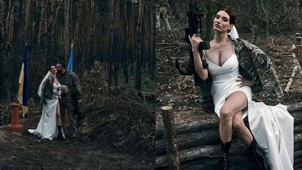 યુક્રેનિયન ખૂબસુરત સ્નાઈપરે યુદ્ધ વચ્ચે સૈનિક સાથે લગ્ન કર્યા, જાણો શું છે પુરી ઘટના?