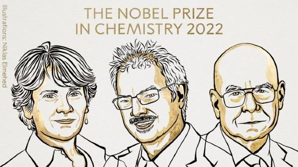 Nobel Prize 2022: કેરોલિન બર્ટોઝી, મોર્ટન મેલ્ડલ અને બેરી શાર્પલેસને રસાયણશાસ્ત્રમાં સંયુક્ત નોબેલ મળ્યો