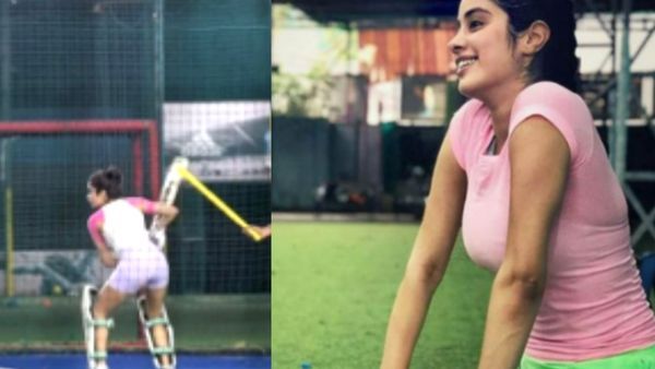 જાહ્નવીએ શીખ્યા ક્રિકેટના ગુણ