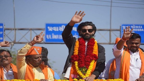 રવિન્દ્ર જાડેજાએ પત્ની માટે કર્યો પ્રચાર